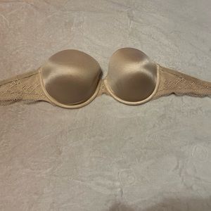 Strapless maiden form nude color bra 36D